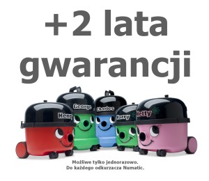 Dodatkowe 2 lata gwarancji do odkurzaczy domowych